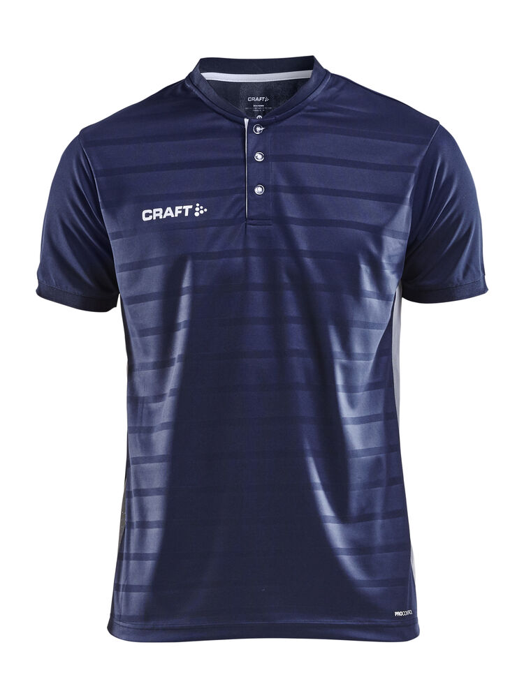 Pro Control Button Jersey M från Craft i Marinblå/Vit