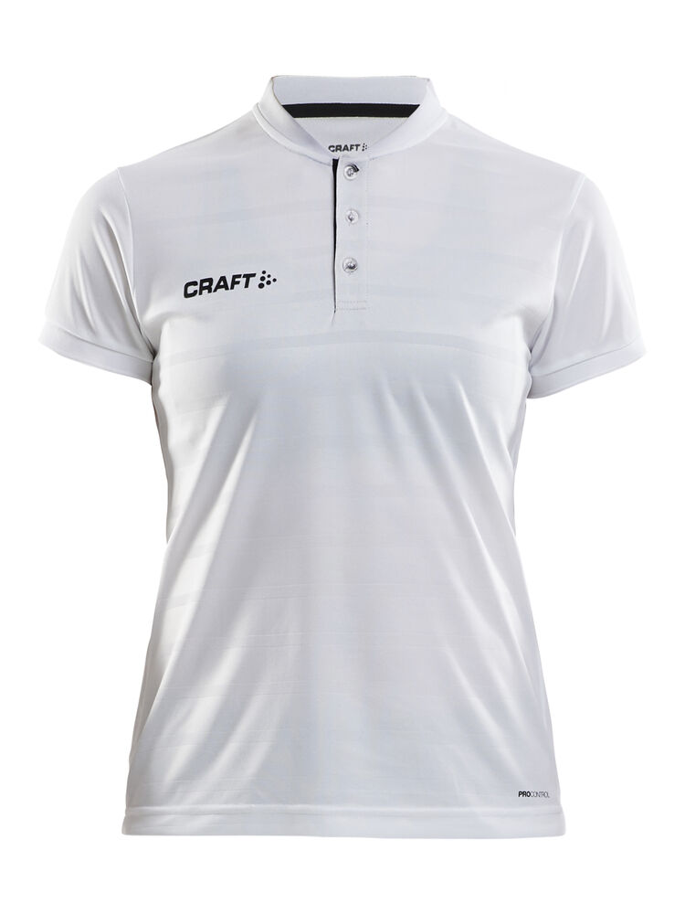 Pro Control Button Jersey W från Craft i Vit/Svart
