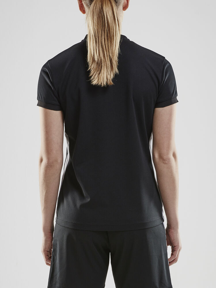 Craft Pro Control Button Jersey W - Black/White AW25 [999900] / XS