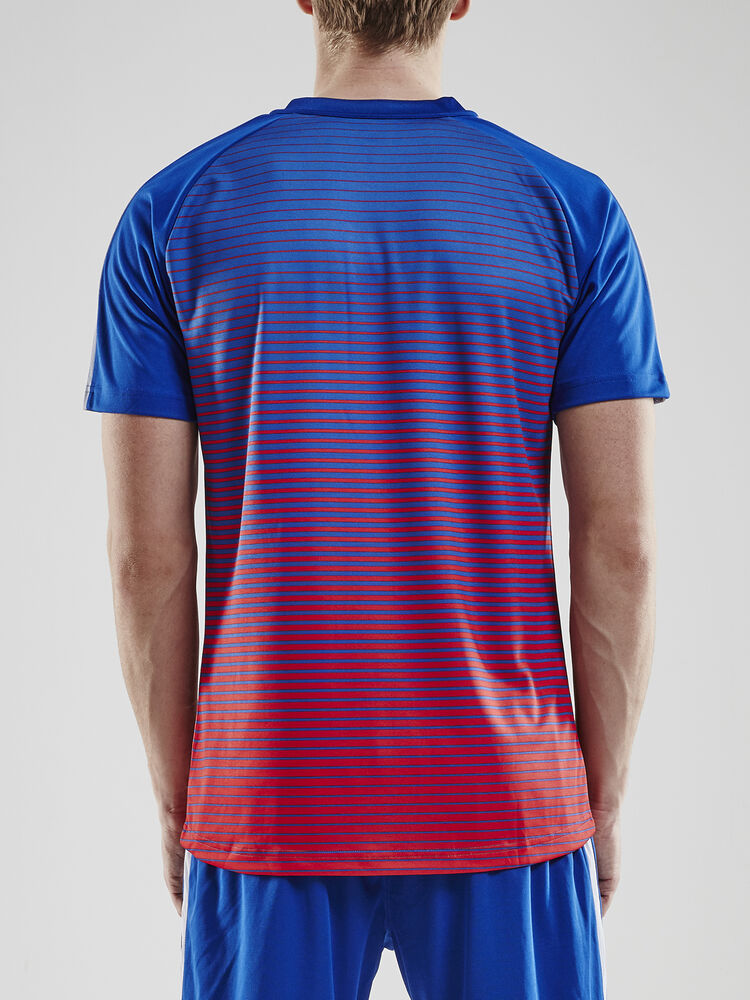Craft Pro Control Stripe Jersey M - Club Cobolt/Bright Red [346430] / XS