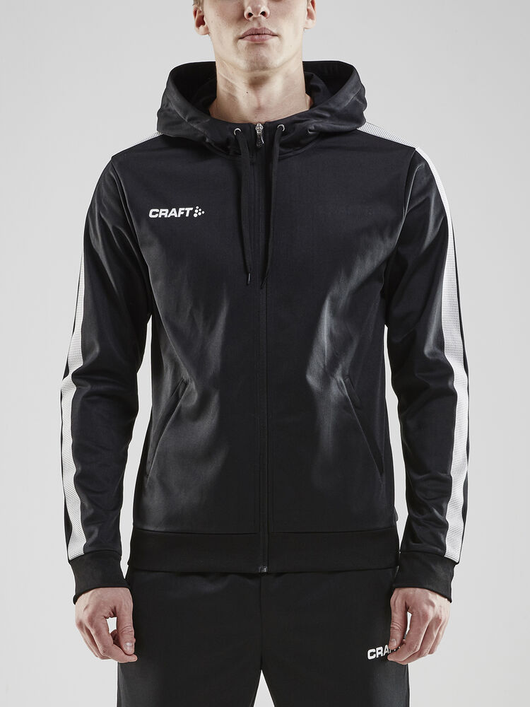 Craft Pro Control Hood Jacket M - Black/White AW25 [999900] / XS
