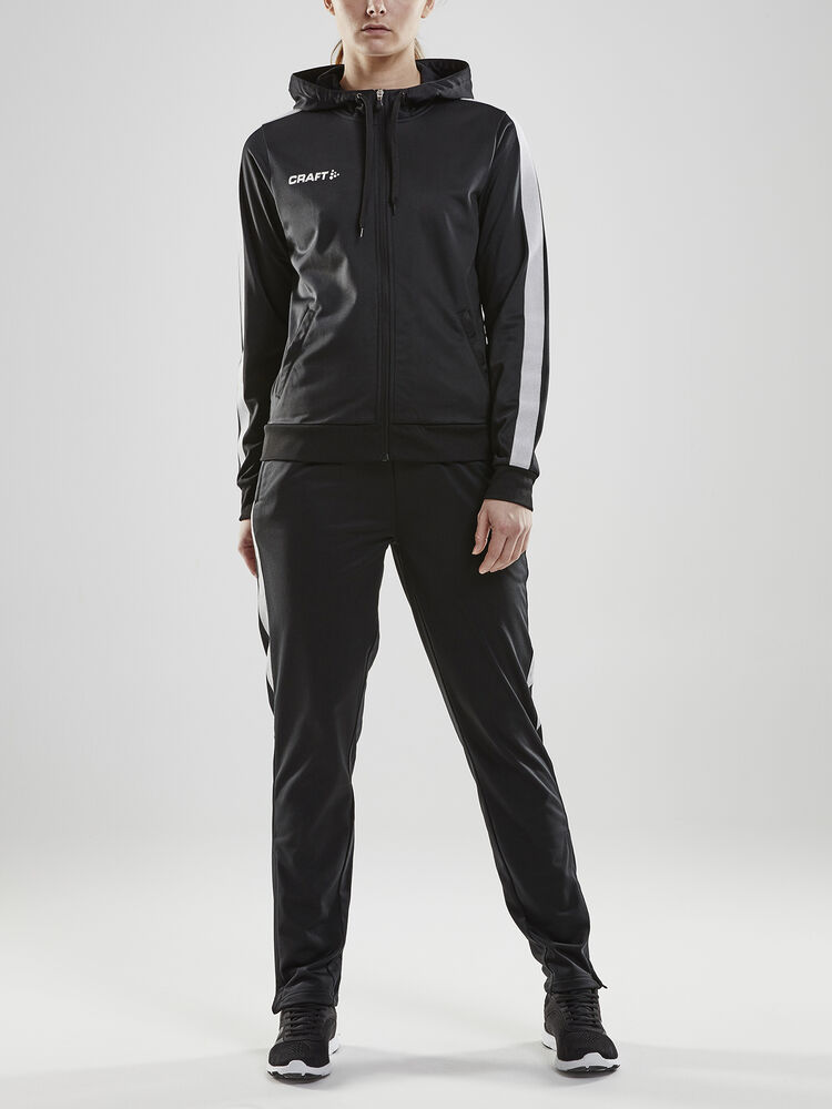 Craft Pro Control Hood Jacket W - Black/White AW25 [999900] / XS
