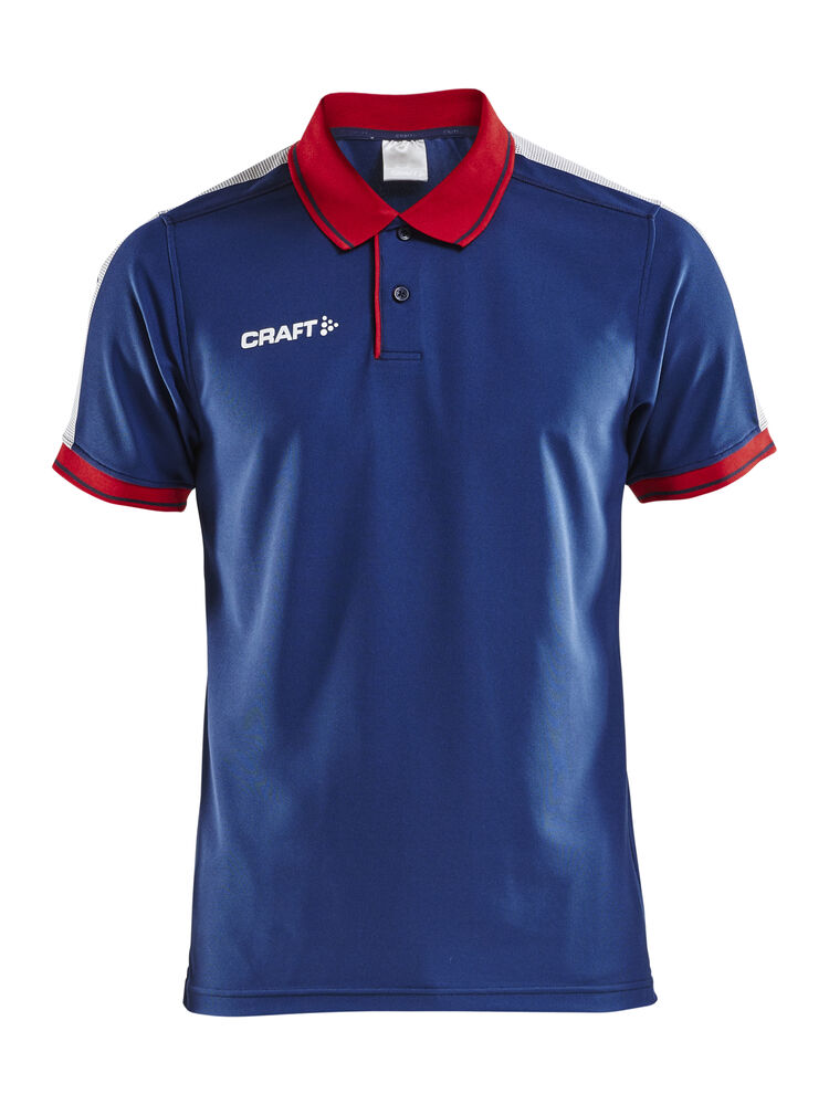 Pro Control Poloshirt M från Craft i Marinblå/Bright red