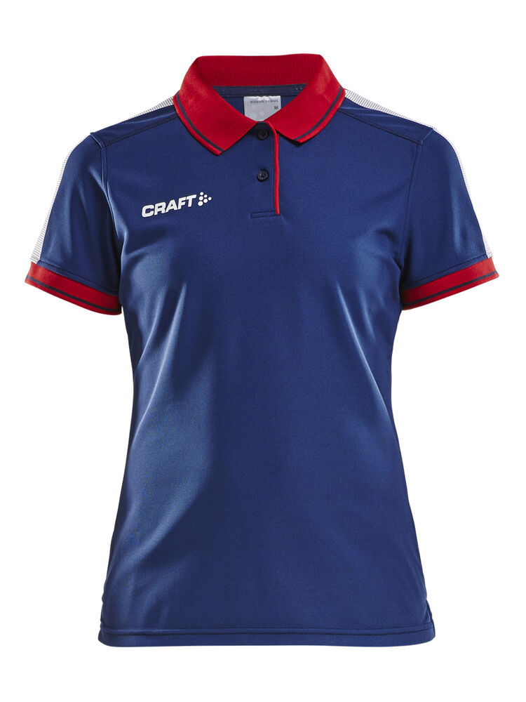 Pro Control Poloshirt W från Craft i Marinblå/Bright red
