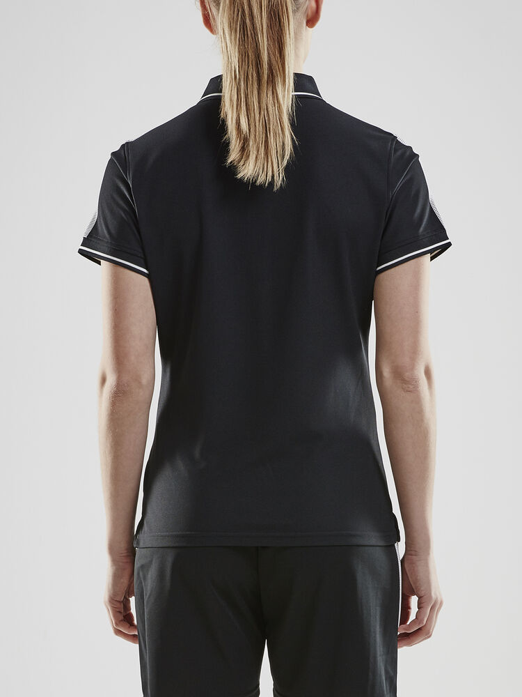 Craft Pro Control Poloshirt W - Black/White AW25 [999900] / XS