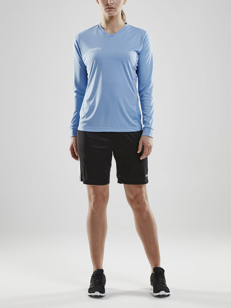 Craft Squad Go Jersey Solid Ls W - MFF Blue [1341] / XS