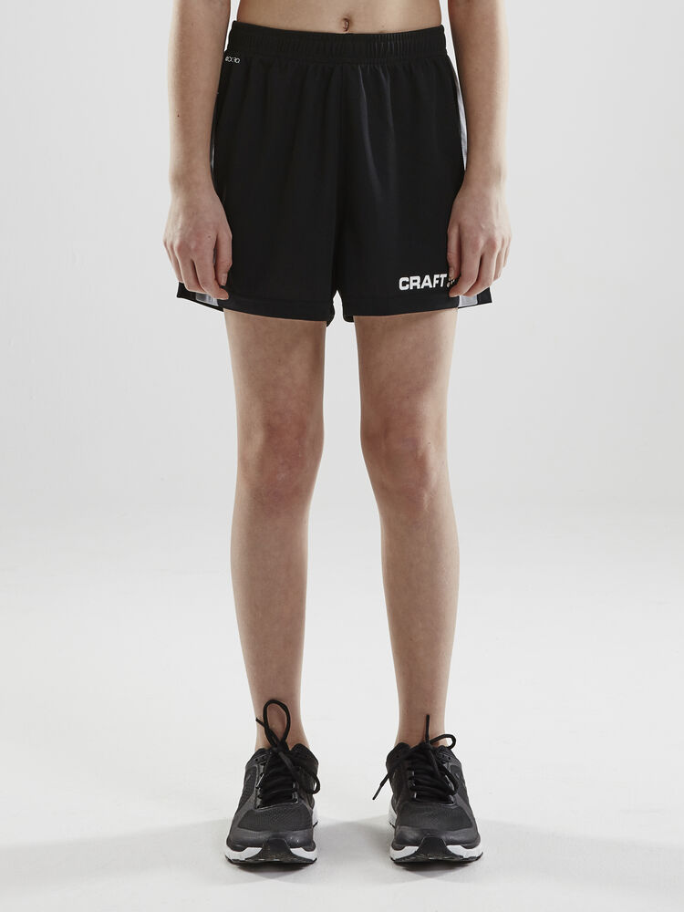 Craft Pro Control Mesh Shorts Jr - Black/White AW25 [999900] / 122/128
