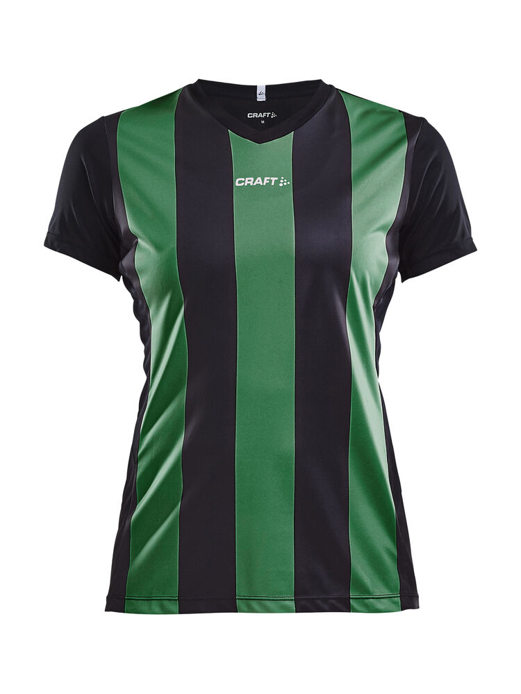 Progress Jersey Stripe W från Craft i Svart/Team green