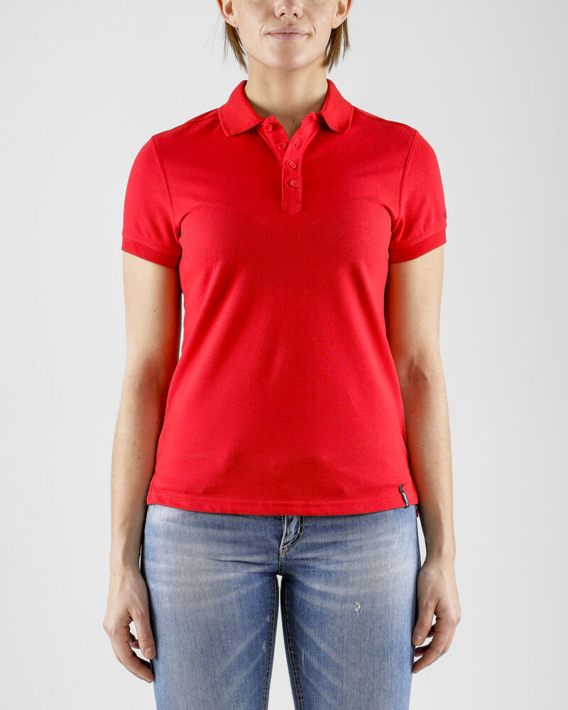 Craft Casual Polo Pique W - BRIGHT RED [430000] / XS