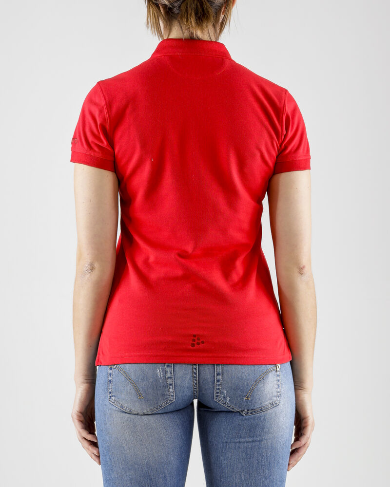 Craft Casual Polo Pique W - BRIGHT RED [430000] / XS