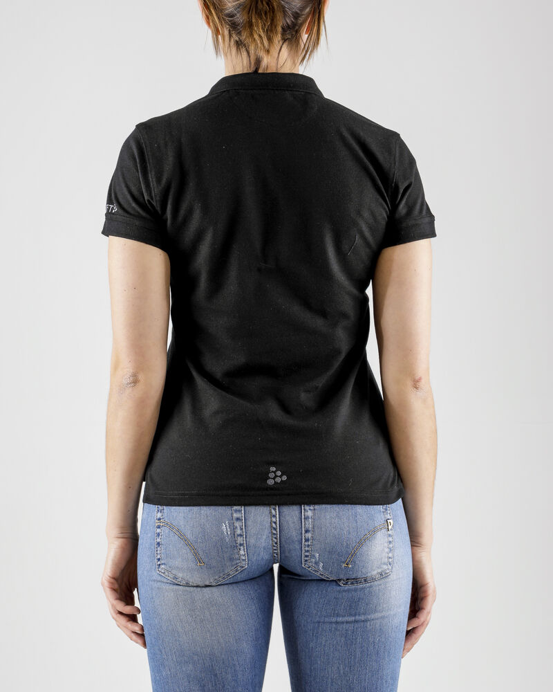Craft Casual Polo Pique W - Black AW25 [999000] / XS