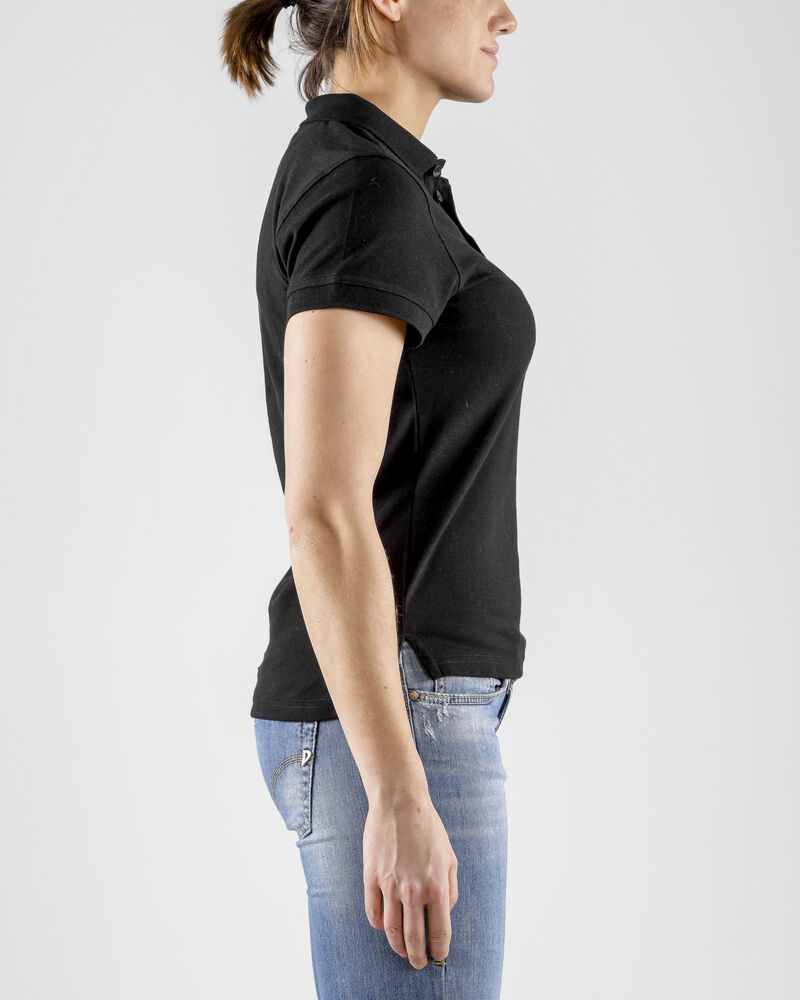 Craft Casual Polo Pique W - Black AW25 [999000] / XS