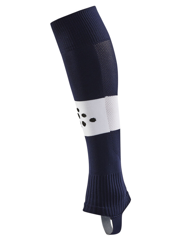 Pro Control Stripe W-O Foot Socks Jr från Craft i Marinblå/Vit