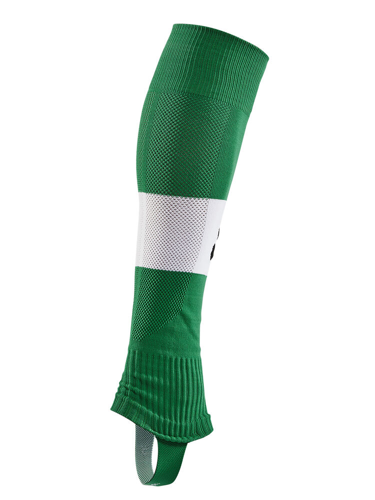Craft Pro Control Stripe W-O Foot Socks Jr - Team Green-White [651900] / Onesize
