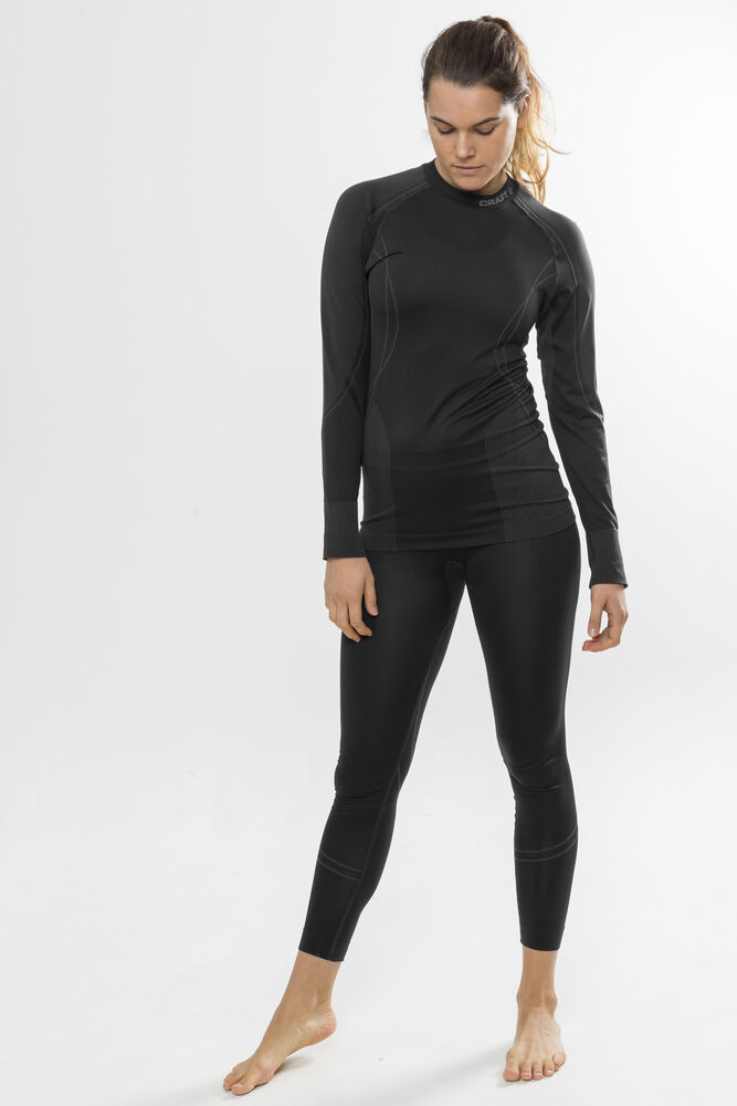 Craft Baselayer Seamless Zone Set W - Black/Granite [2999] / XS