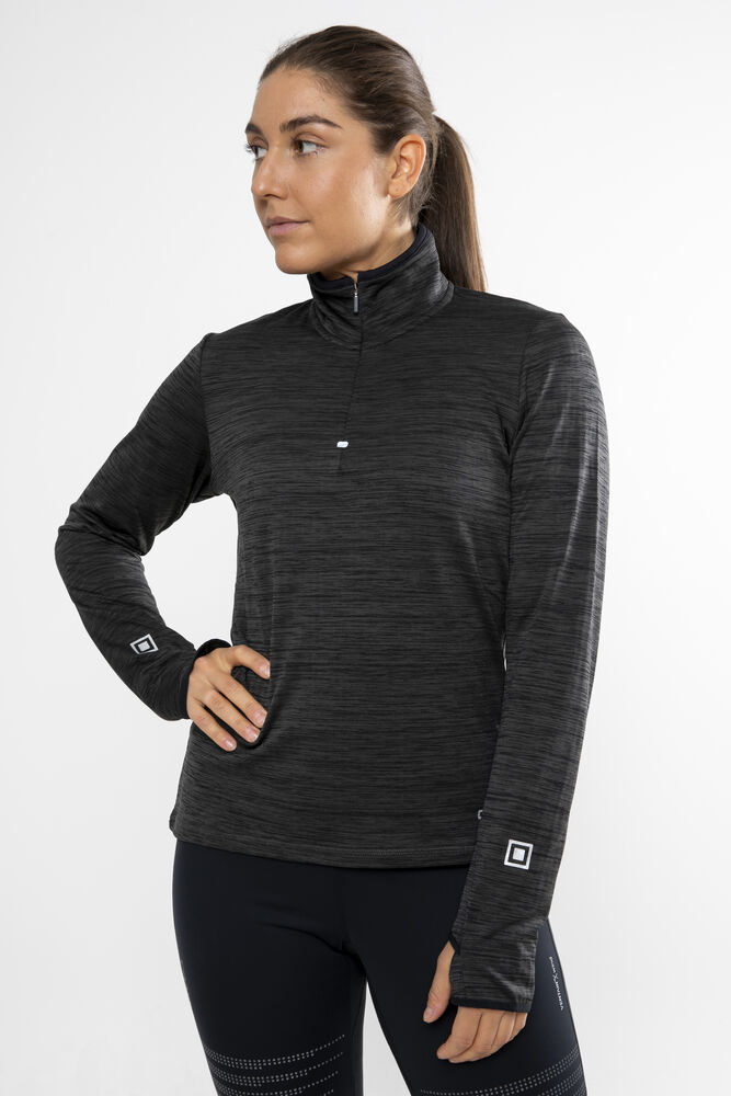 Craft Grid Halfzip W - BLACK MELANGE [998000] / XS