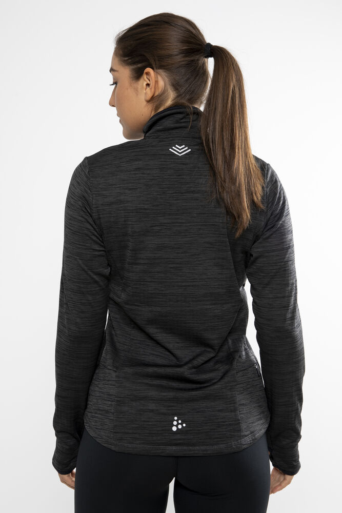 Craft Grid Halfzip W - BLACK MELANGE [998000] / XS
