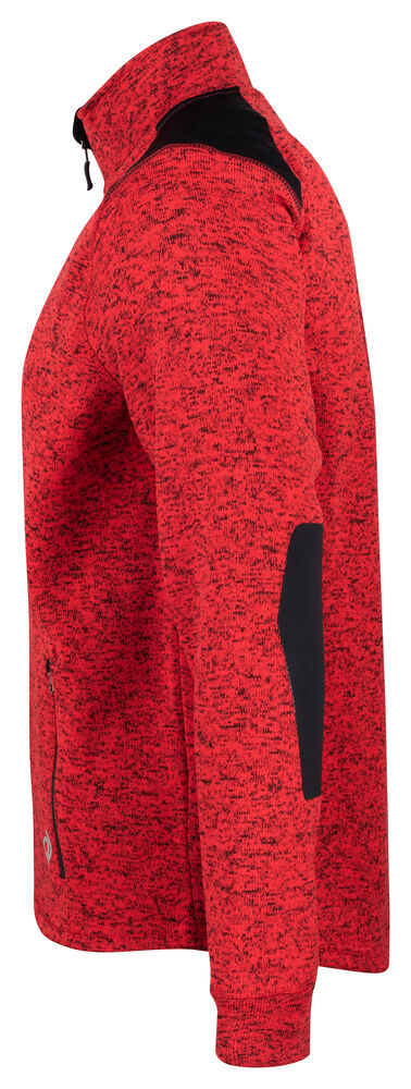 Projob 3318 KRAFTIGT STRIKKET FLEECEJAKKE - Red [35] / XS