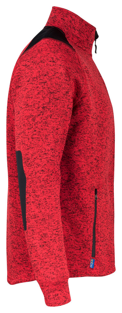 Projob 3318 KRAFTIGT STRIKKET FLEECEJAKKE - Red [35] / XS