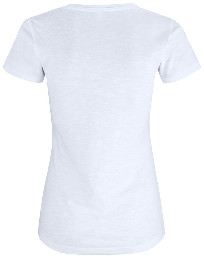 Clique Slub-T Women - Hvid/Rød/Navy [00] / XS