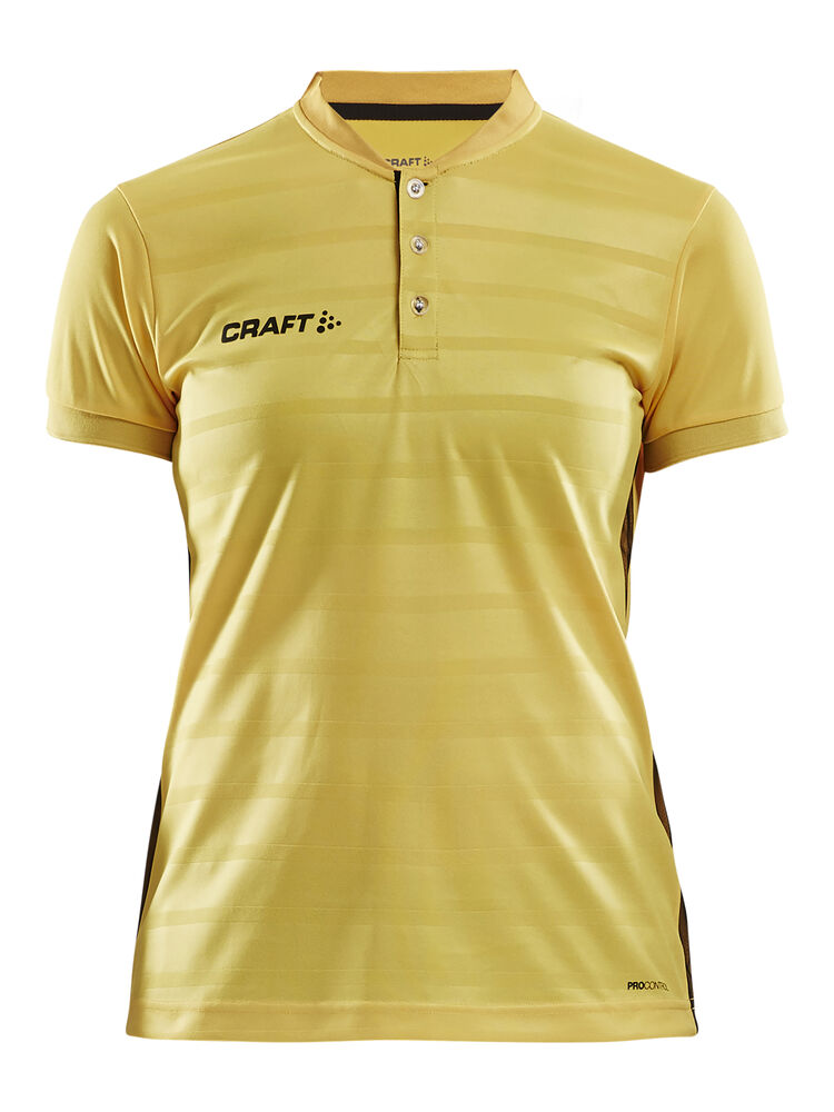 Pro Control Button Jersey W från Craft i Sweden yellow/Svart