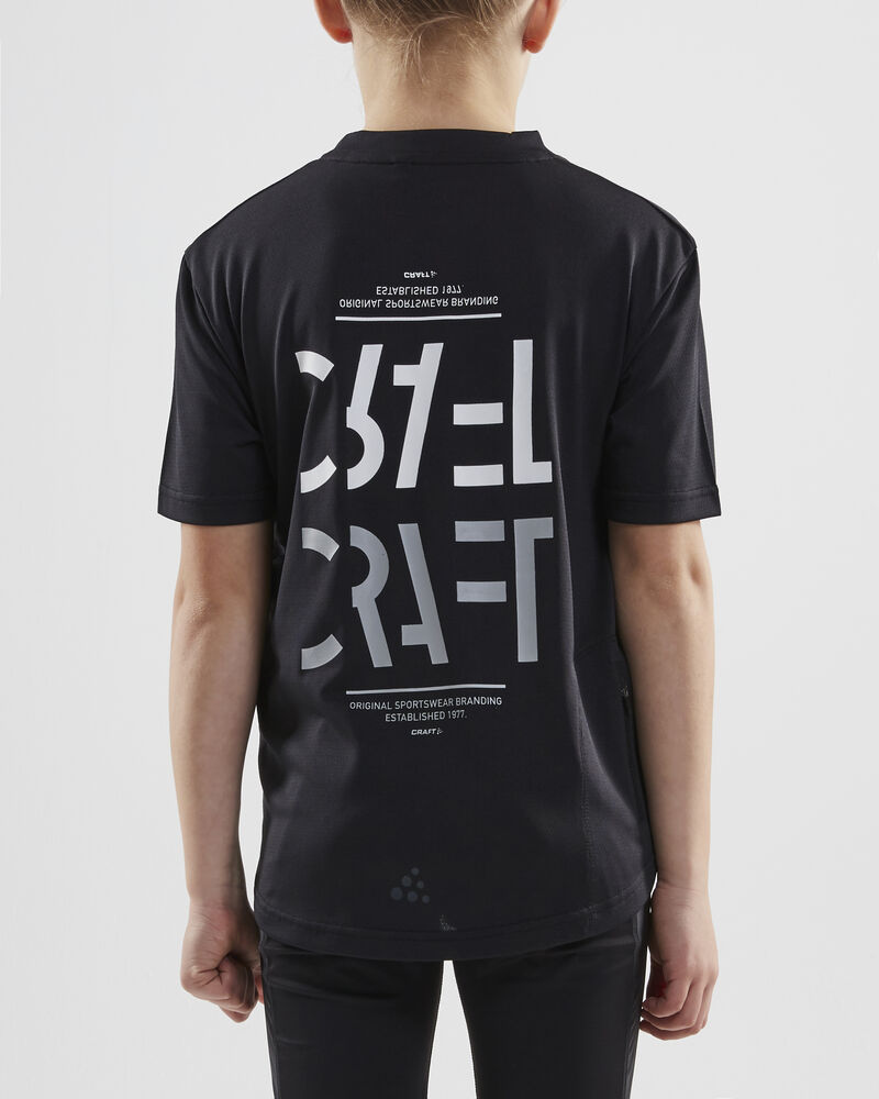 Craft Bike Jr XT Jersey - Black/White AW25 [999900] / 110/116