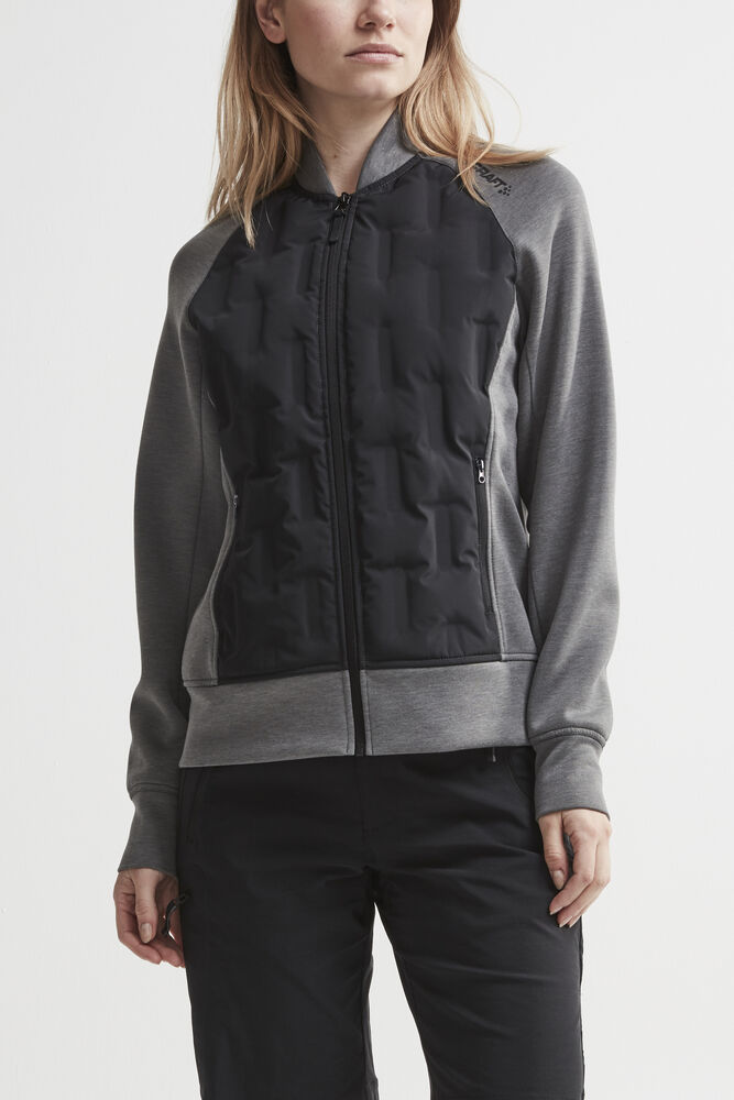Craft Hybrid jacket W - DK GREY MELANGE-BLACK [975999] / XS