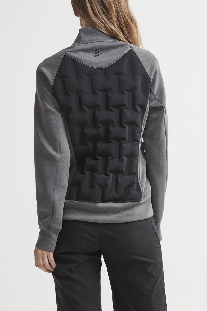 Craft Hybrid jacket W - DK GREY MELANGE-BLACK [975999] / XS