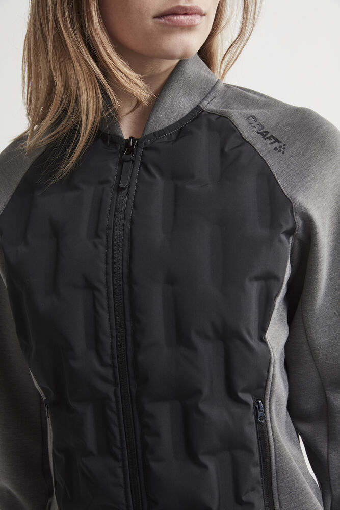 Craft Hybrid jacket W - DK GREY MELANGE-BLACK [975999] / XS