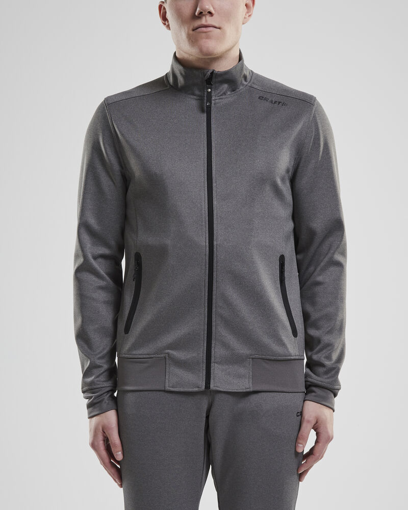 Craft Noble Zip Jacket M - Darkgrey melange [2975] / S