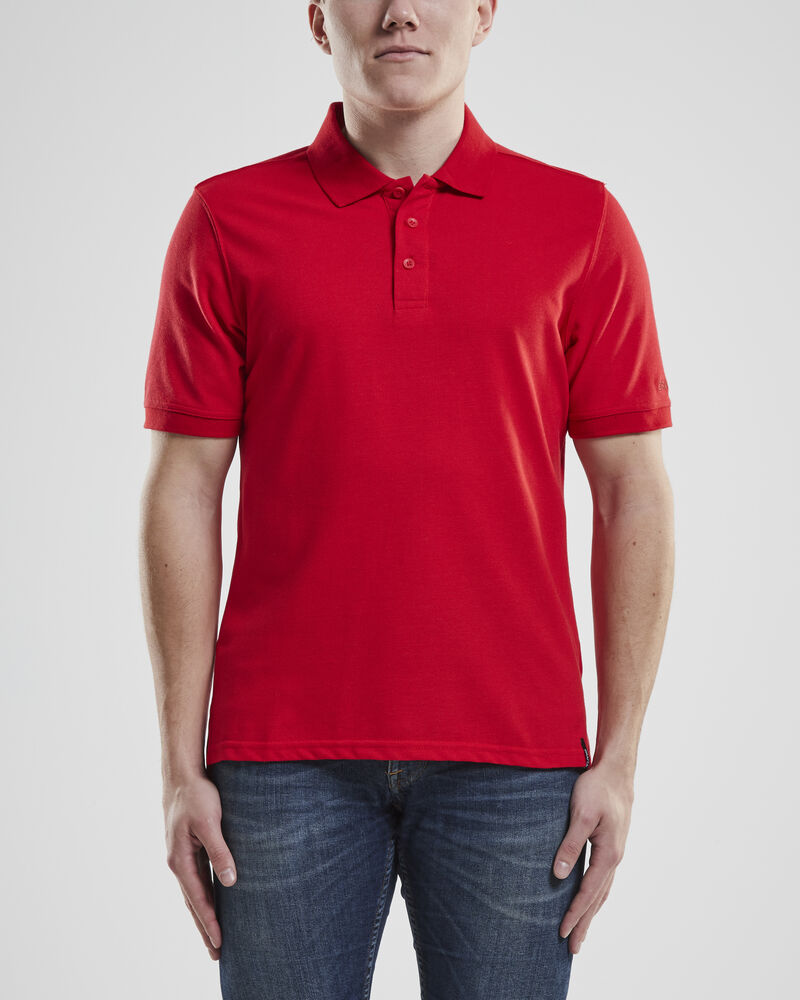 Craft Casual Polo Pique M - BRIGHT RED [430000] / S