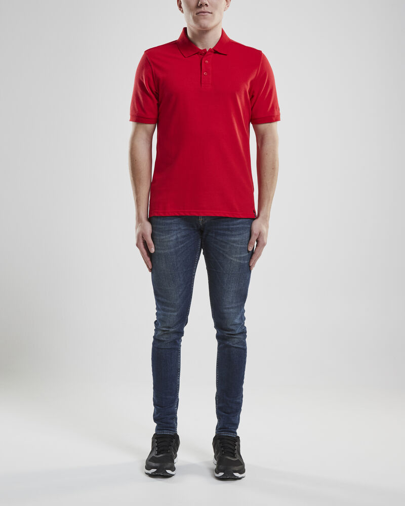 Craft Casual Polo Pique M - BRIGHT RED [430000] / S