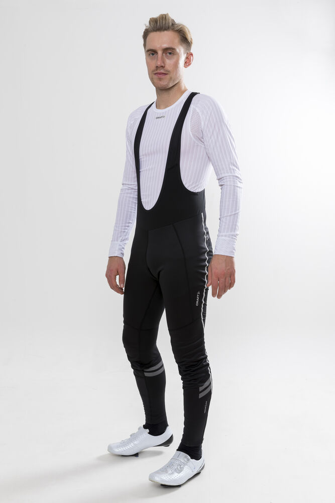 Craft Ideal Wind Bib Tights M - Black AW25 [999000] / XS