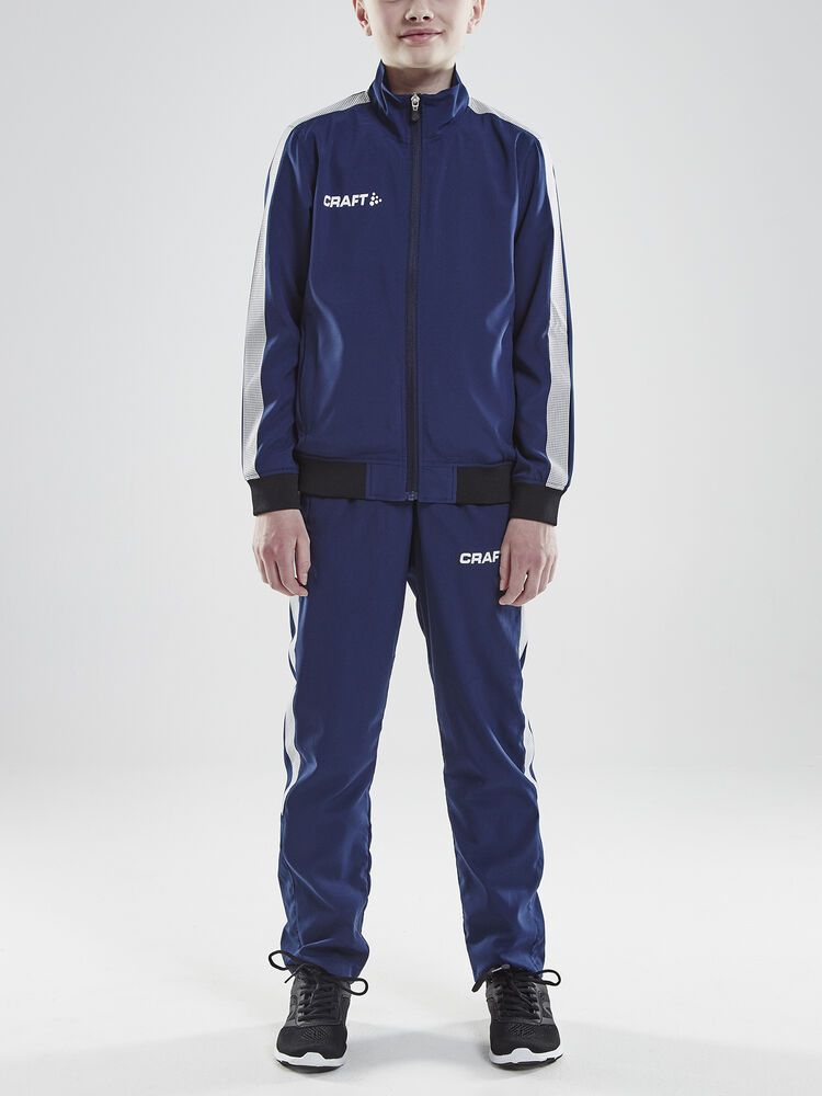 Craft Pro Control Woven Pants Jr - Navy-White [390900] / 122/128