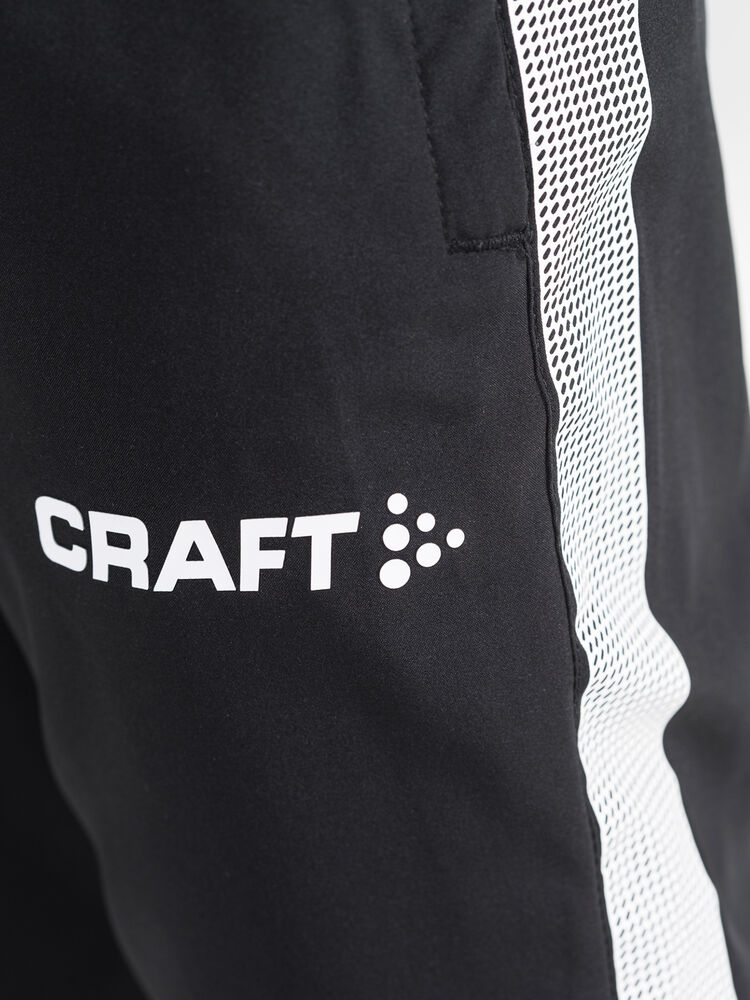 Craft Pro Control Woven Pants Jr - Black/White AW25 [999900] / 122/128