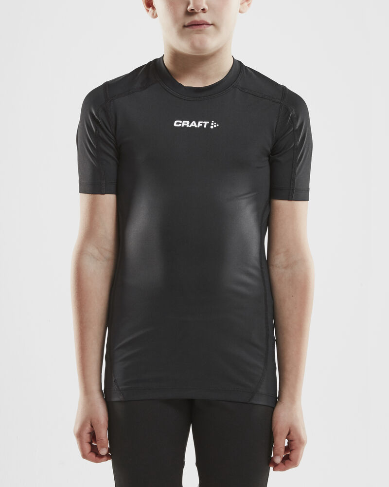 Craft Pro Control Compression Tee Jr - Black AW25 [999000] / 122/128