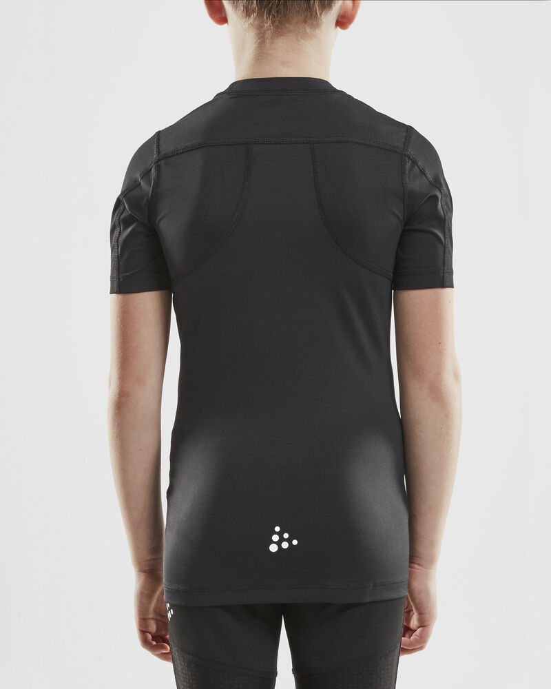 Craft Pro Control Compression Tee Jr - Black AW25 [999000] / 122/128