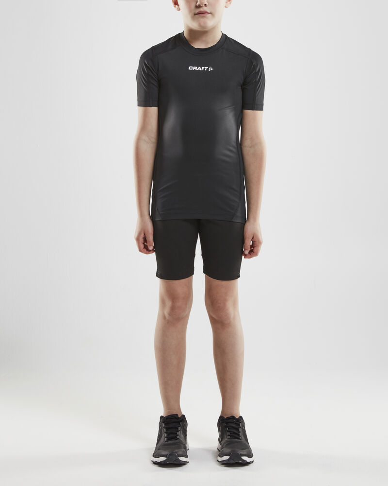 Craft Pro Control Compression Tee Jr - Black AW25 [999000] / 122/128