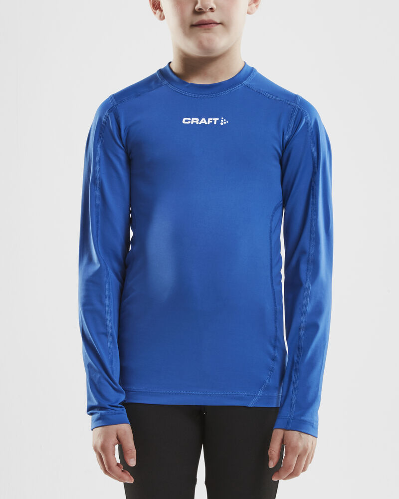 Craft PRO Control Compression Long Sleeve Jr - Club Cobalt [346000] / 122/128