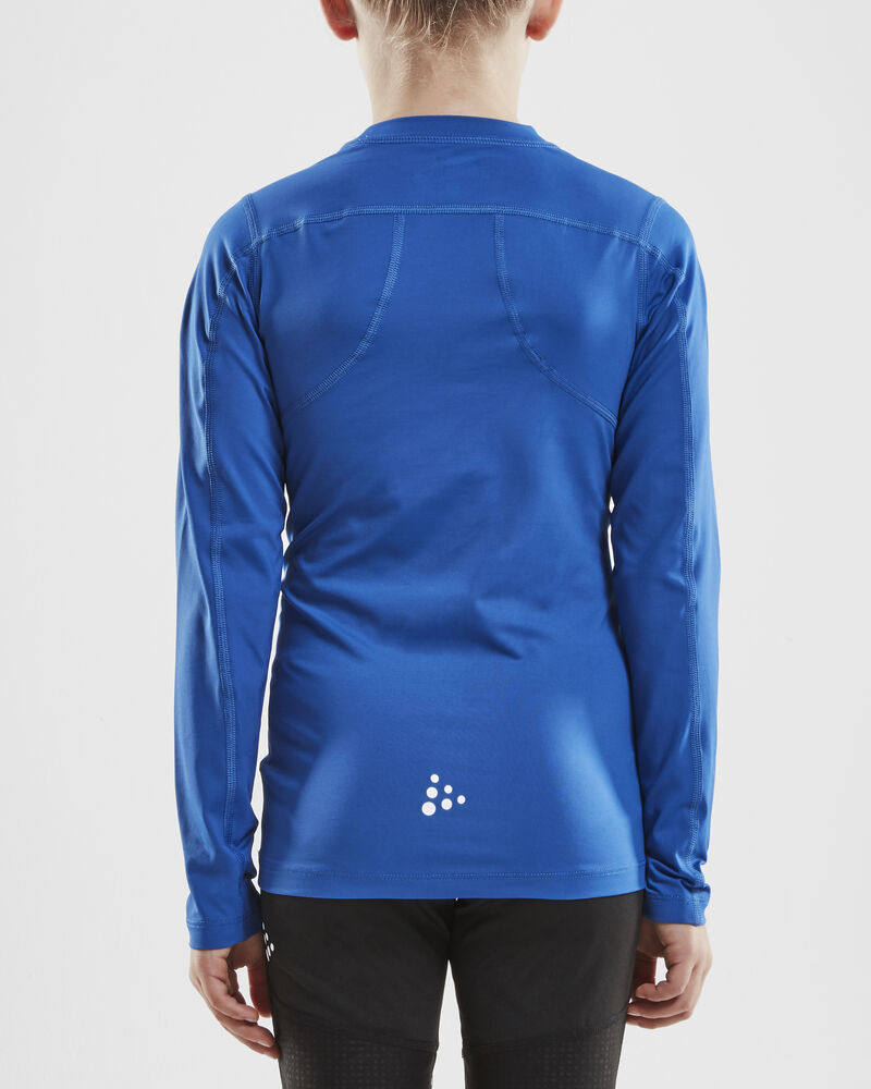 Craft PRO Control Compression Long Sleeve Jr - Club Cobalt [346000] / 122/128