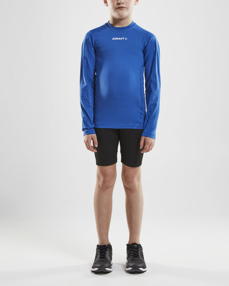 Craft PRO Control Compression Long Sleeve Jr - Club Cobalt [346000] / 122/128