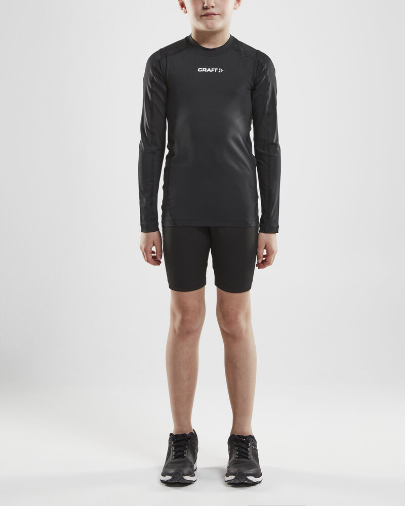 Craft PRO Control Compression Long Sleeve Jr - Black AW25 [999000] / 122/128