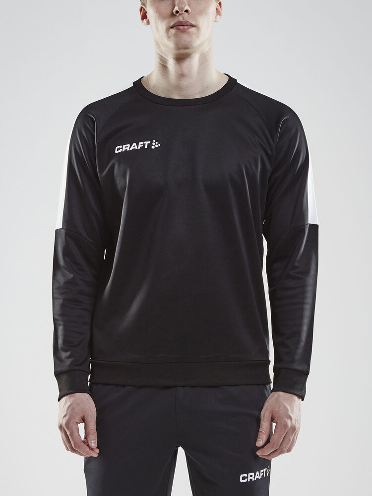 Craft Progress R-Neck Sweater M - Black/White AW25 [999900] / XS
