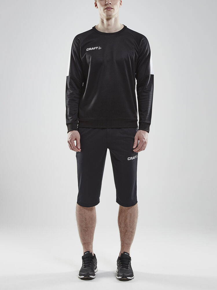 Craft Progress R-Neck Sweater M - Black/White AW25 [999900] / XS