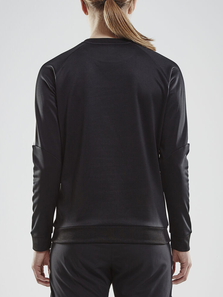 Craft Progress R-Neck Sweater W - Black/White AW25 [999900] / XS