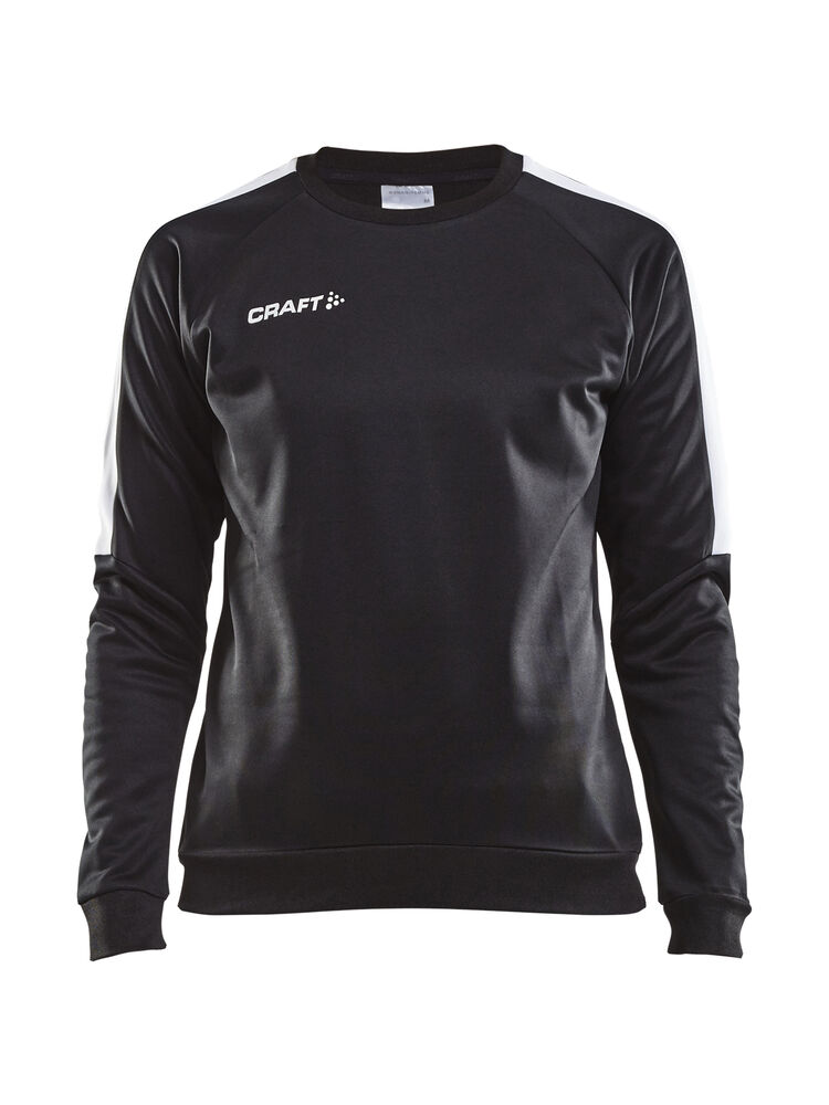 Craft Progress R-Neck Sweater W - Black/White AW25 [999900] / XS
