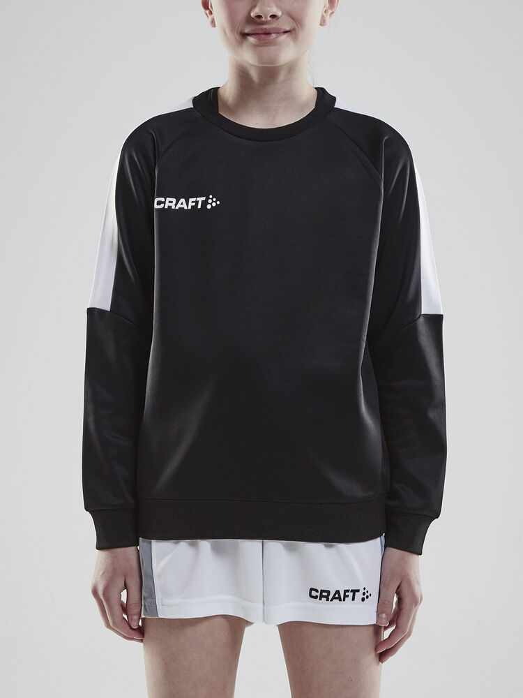 Craft Progress R-Neck Sweater Jr - Black/White AW25 [999900] / 122/128