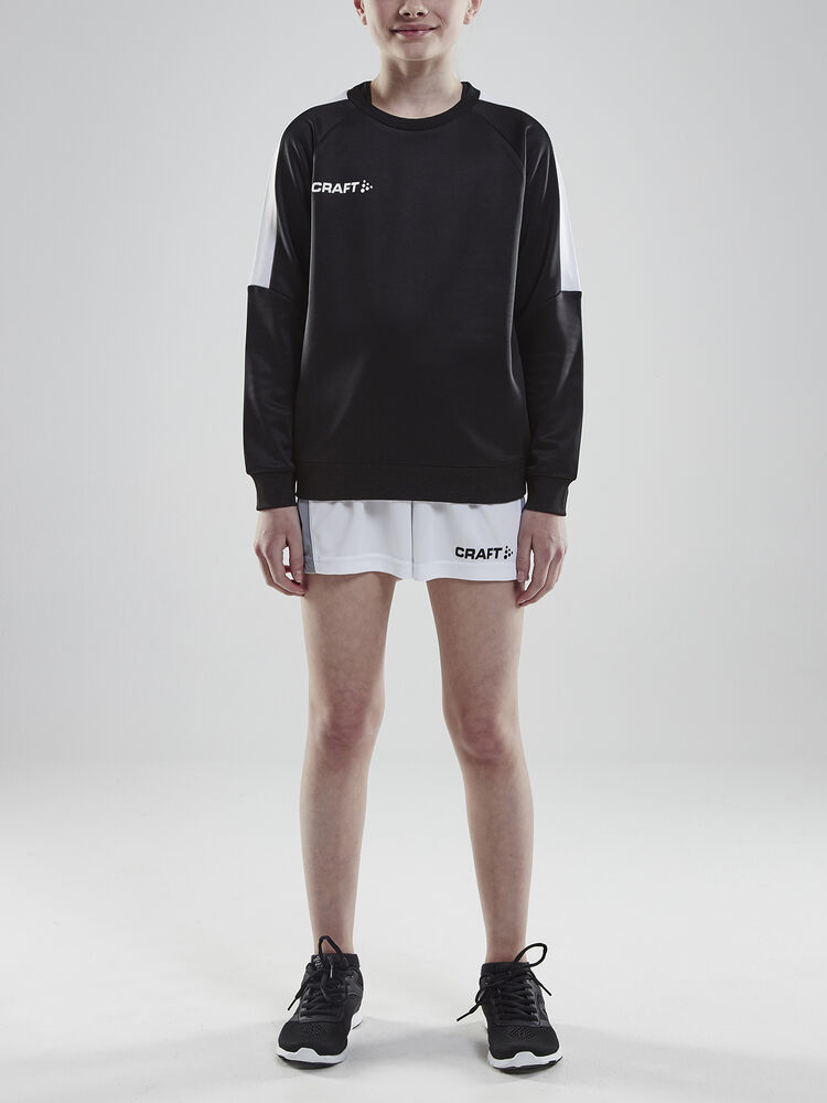 Craft Progress R-Neck Sweater Jr - Black/White AW25 [999900] / 122/128