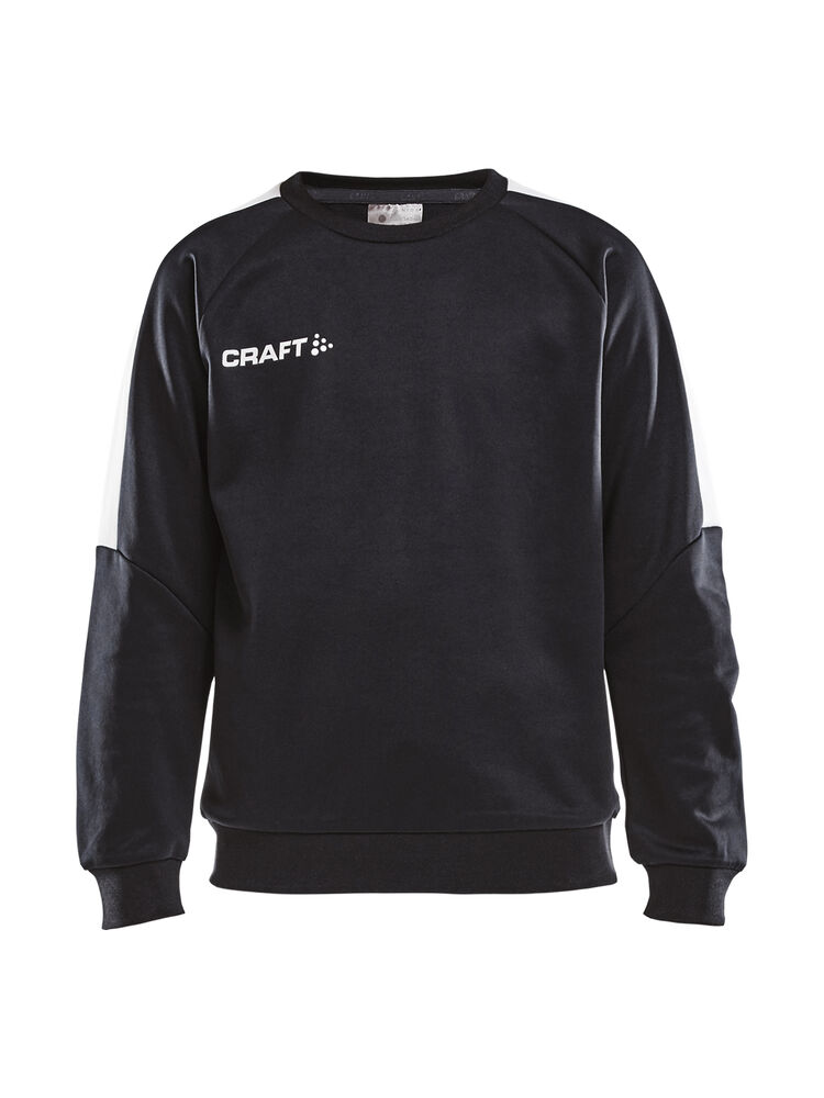Craft Progress R-Neck Sweater Jr - Black/White AW25 [999900] / 122/128