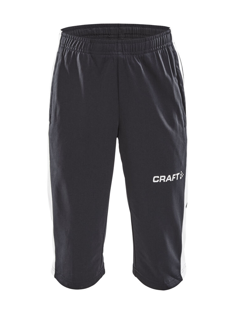 Progress 3/4 Pants Jr från Craft i Svart/Vit